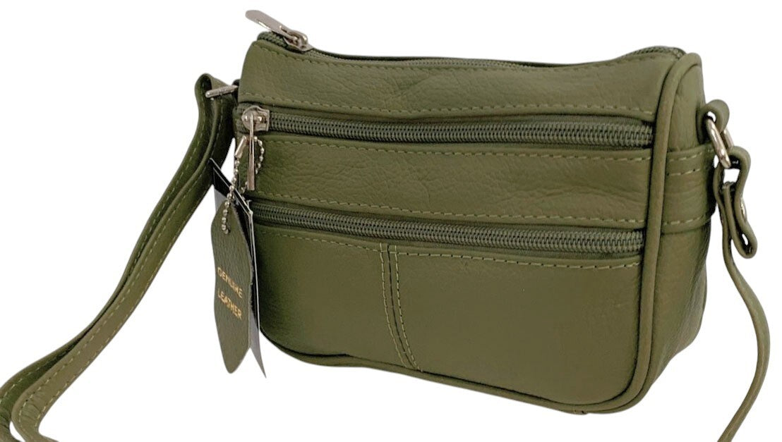 OLIVE Soft Cowhide Leather Small Handbag Crossbody Shoulder Bag  Purse for Women