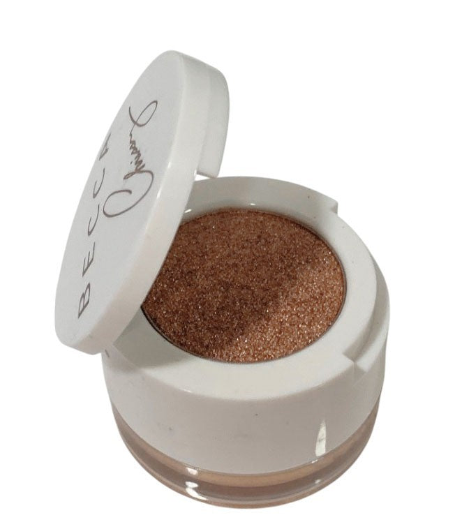 Becca-Chrissy-Glow Souffle Eyeshadow Highlighter Duo-CINNAMON CHURRO NEW