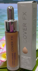 COVER FX Custom Cover Drops - G DEEP 2 - 0.25oz/ 7.5ml Made in Italy, New in Box