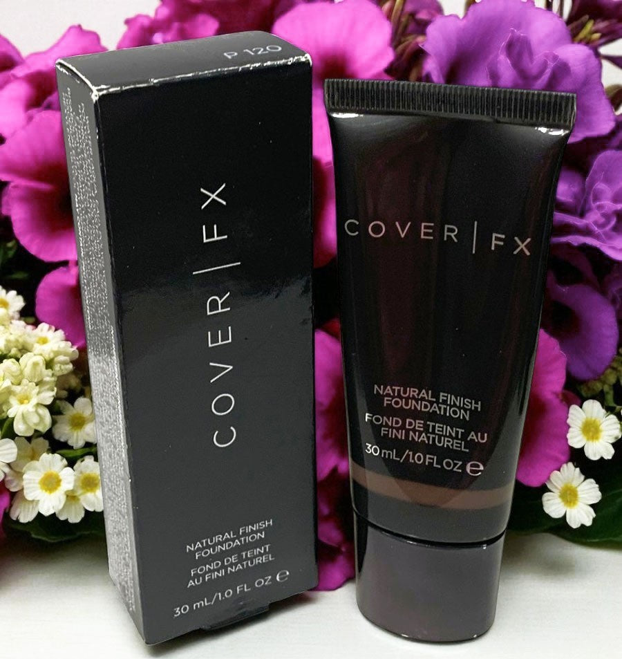 Cover FX Natural Finish Foundation - P 120 - 1oz/30ml -Sealed New in Box