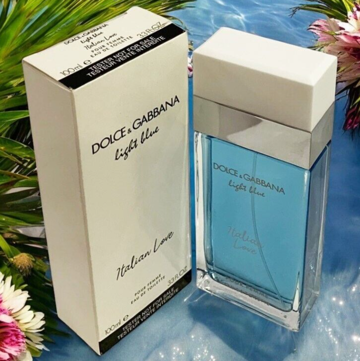 DOLCE & GABBANA LIGHT BLUE ITALIAN LOVE EDT SPRAY FOR WOMEN 3.3oz IN WHITE BOX