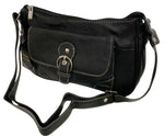Black Women Vintage Leather Messenger Cross Body Bag Handbag Purse Hobo Satchel