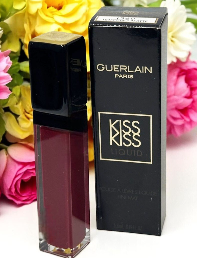 Guerlain Kiss Kiss Liquid Lipstick Matte Finish L369 Tempting Matte 0.19oz/5.8ml