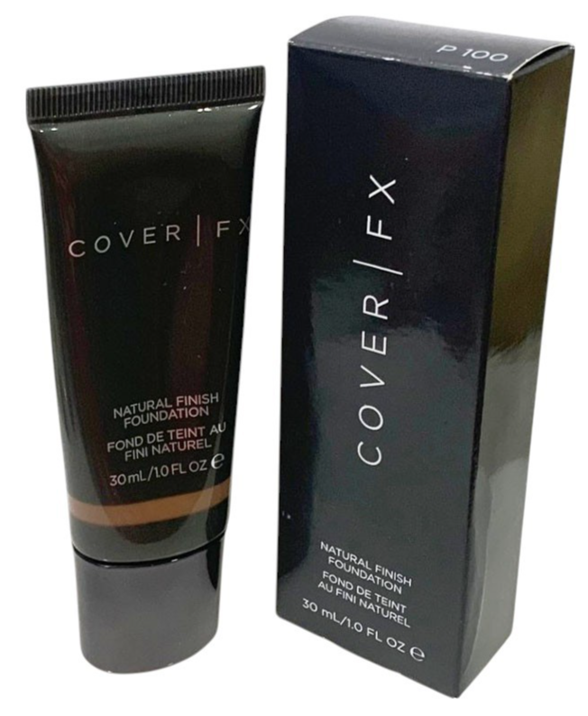 Cover FX Natural Finish Foundation - P 100 - 1oz/30ml -Sealed New in Box