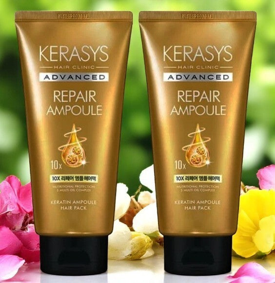 2-KERASYS HAIR CLINIC ADVANCED REPAIR AMPOULE NUTRITIONAL PROTECTION 10X KERATIN