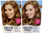 2-Clairol Nice N’ Easy Natural  Permanent Hair Color 6.5G Lightest Golden Brown