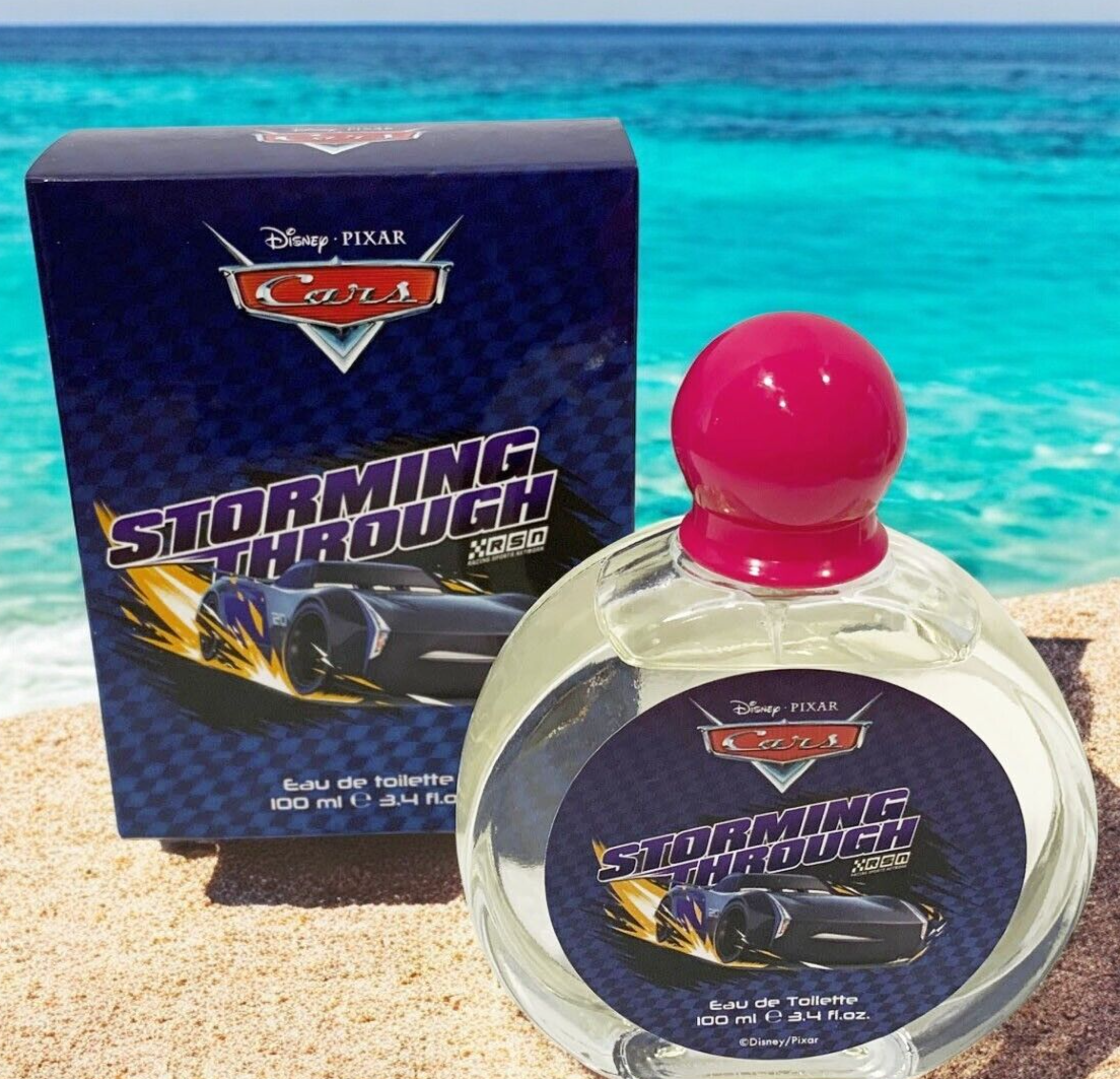 Disney PIXAR CARS Storming Through Eau de Toilette EDT 3.4oz FOR MEN NEW IN BOX