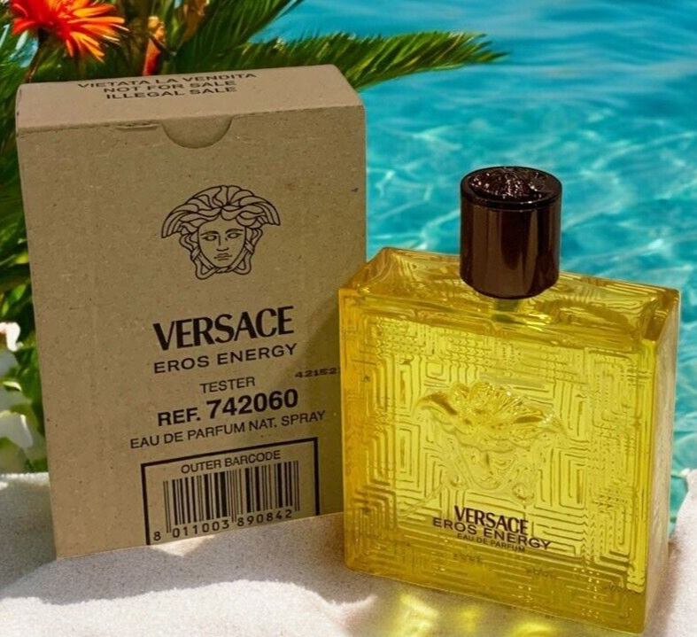 VERSACE EROS ENERGY EAU DE PARFUM SPRAY FOR MEN 3.4oz NEW IN TESTER BOX