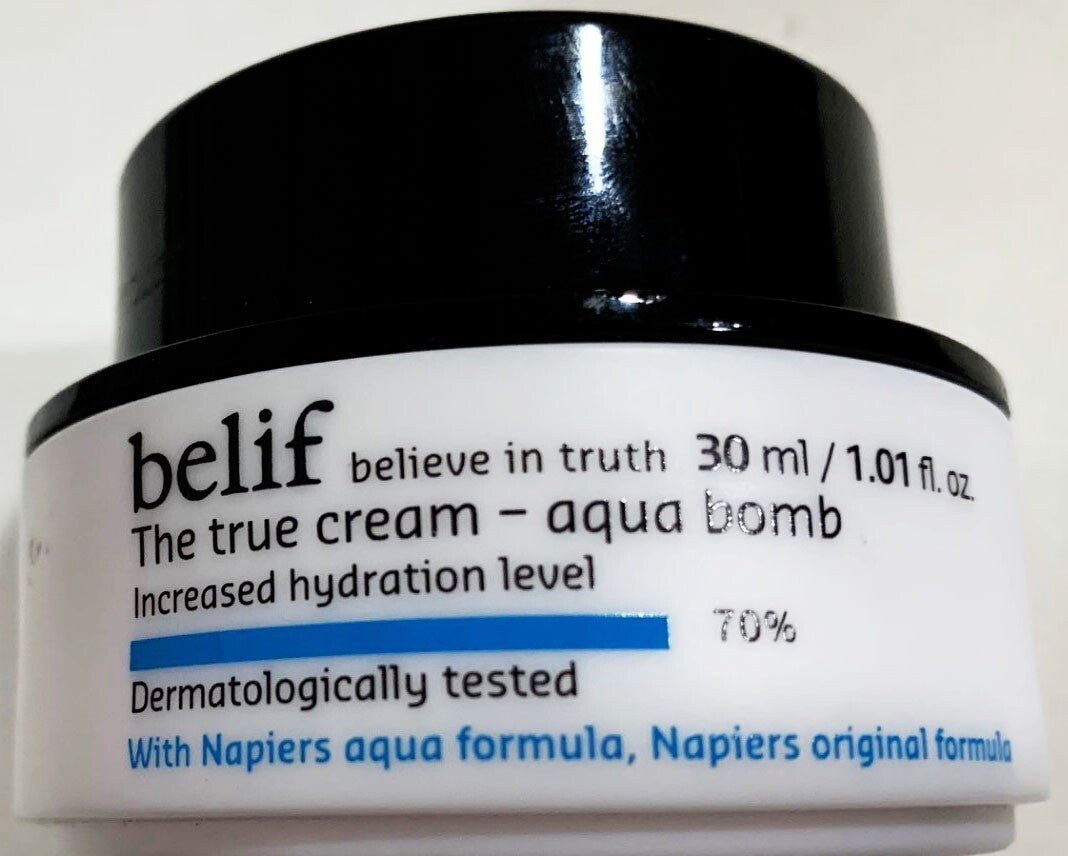 Belif The True Cream Moisturizing Bomb 26 Hours Hydrating  1.01oz EXP: 01/2026