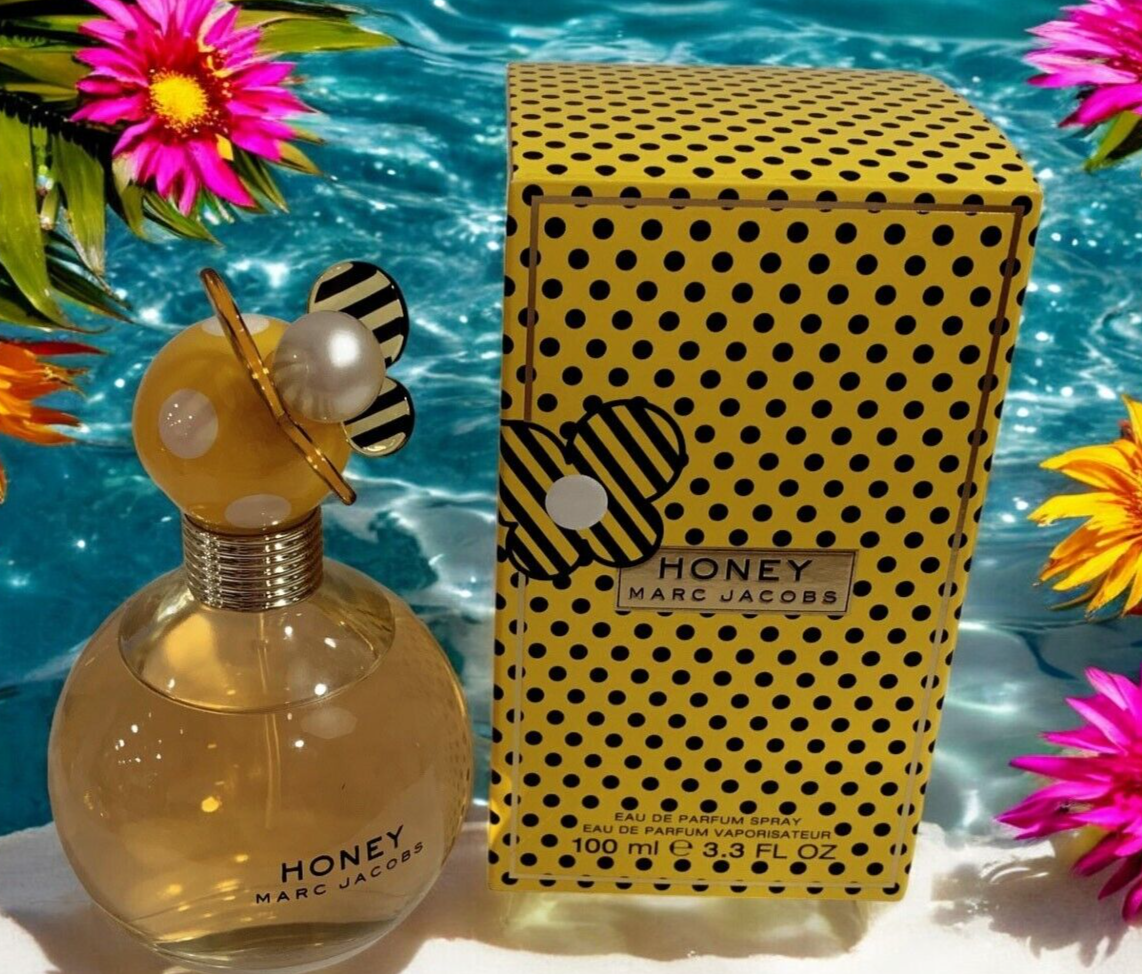 MARC JACOBS HONEY EAU DE PARFUM SPRAY 3.3oz /100ml for Women AUTHENTIC Unsealed