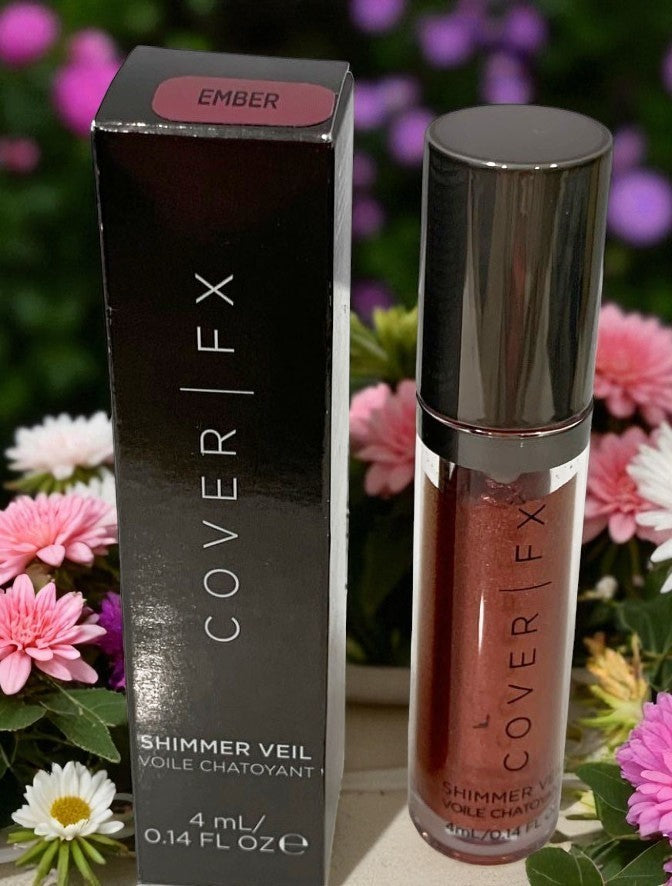 COVER FX SHIMMER VEIL-EMBER  Weightless Cream Shimmer 0.14oz/4ml Made in Italy