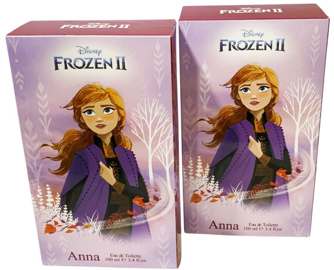 Disney Frozen II Anna 3.4 oz Eau De Toilette Spray By  Disney for Girls-Set of 2