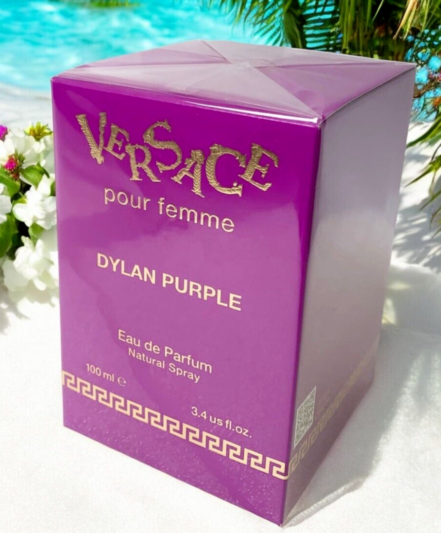 Versace Dylan Purple for Women 3.4 oz Eau de Parfum Spray Sealed Box AUTHENTIC