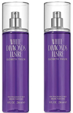 PACK OF 2 WHITE DIAMONDS LUSTRE Elizabeth Taylor Women Fragrance Mist 8.0 oz