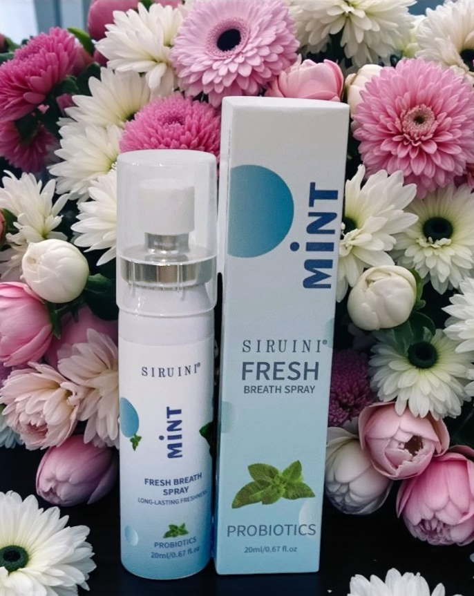 SIRUINI PROBIOTICS FRESH BREATH MINT MOUTH SPRAY ORAL HEALTH FORMULA 20ml/0.7oz