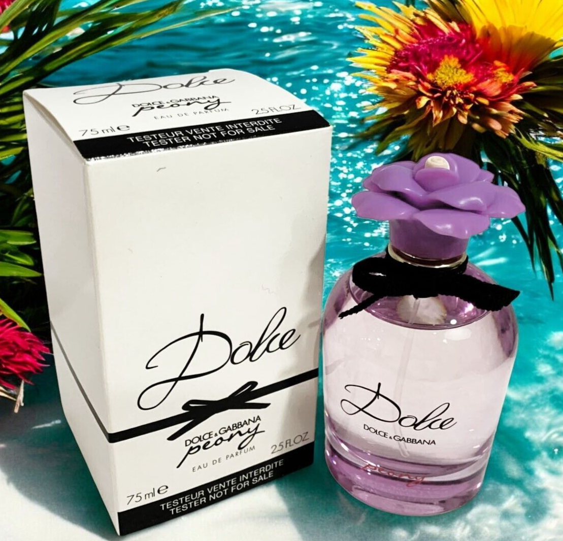 Dolce Peony by Dolce & Gabbana 2.5oz Eau De Perfume for Women New In White Box