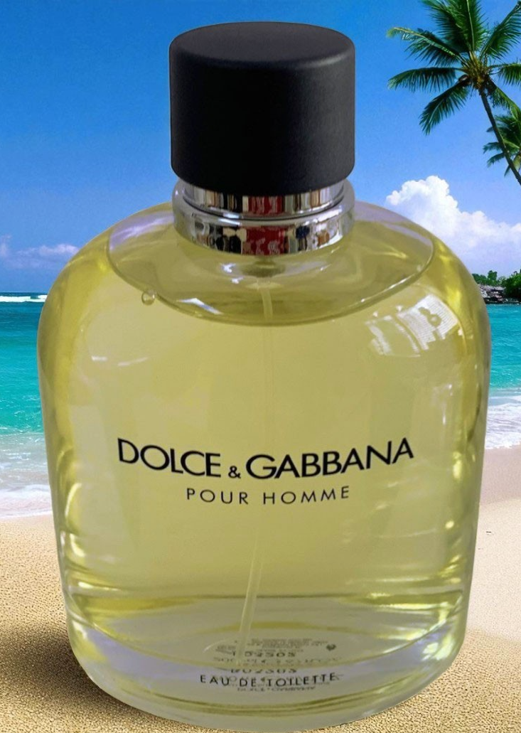 DOLCE & GABBANA POUR HOMME EAU DE TOILETTE SPRAY 200ml/6.7oz New Unperfect Box