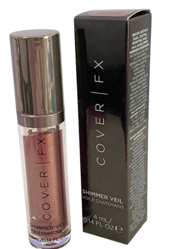 COVER FX SHIMMER VEIL - BRONZE Weightless Cream Shimmer 0.14oz/4 ml New in Box