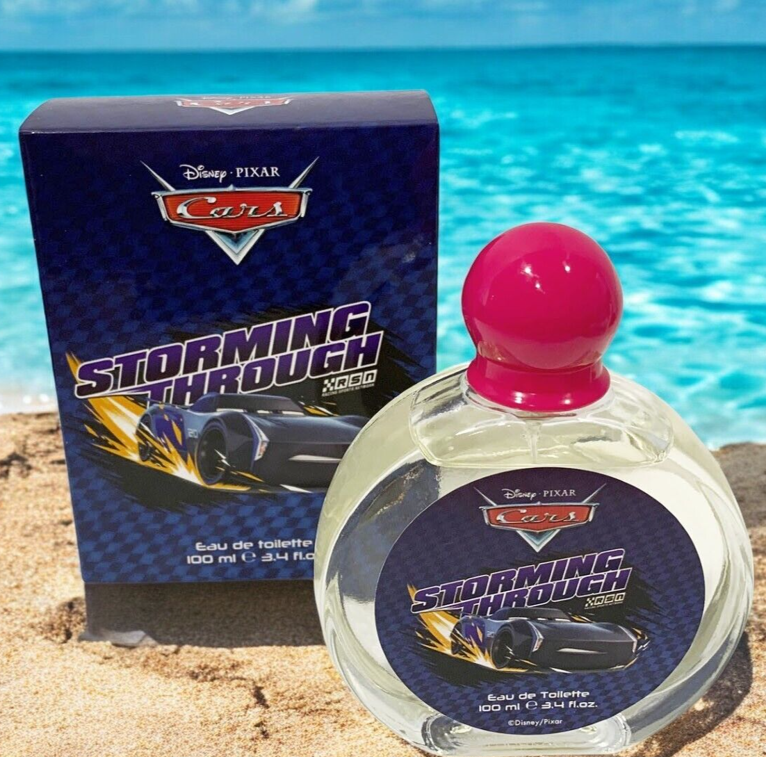 Disney PIXAR CARS Storming Through Eau de Toilette EDT 3.4oz FOR MEN NEW IN BOX