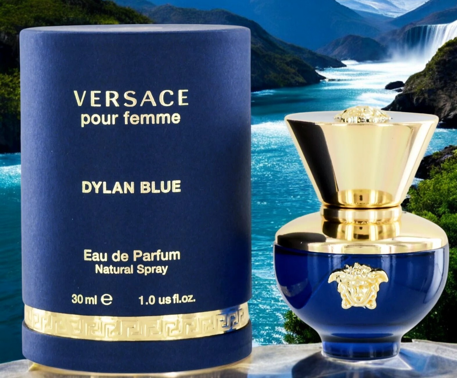 Versace Pour Femme Dylan Blue by Versace EDP Spray 1oz WOMEN AUTHENTIC UNSEALED