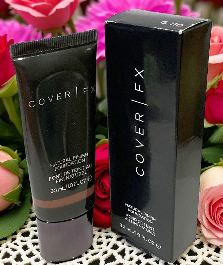 Cover FX Natural Finish Foundation - G 110 - 1oz/30ml -Sealed - New in Box