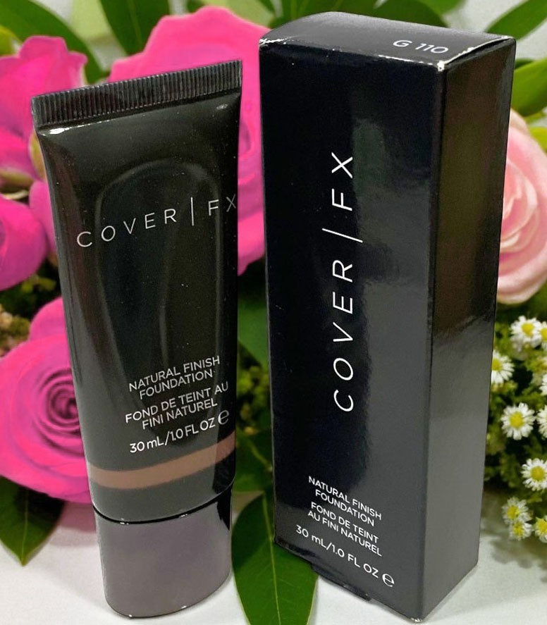 Cover FX Natural Finish Foundation - G 110 - 1oz/30ml -Sealed - New in Box
