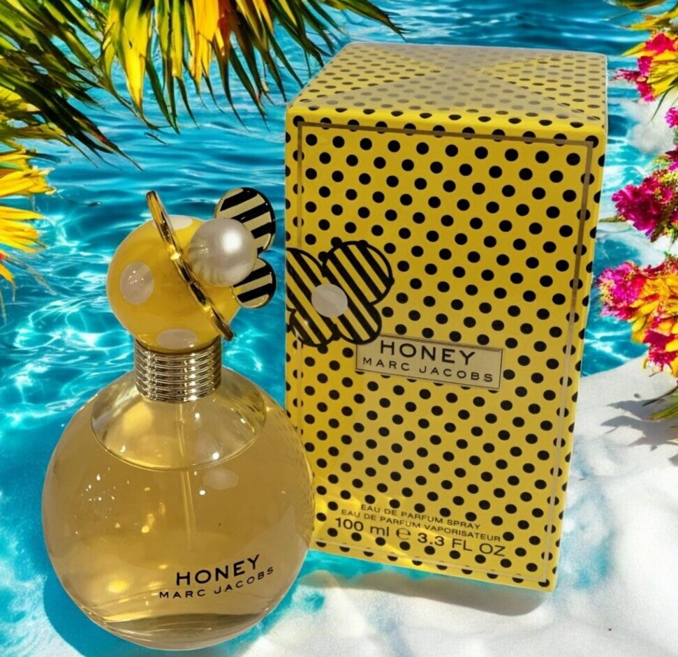 MARC JACOBS HONEY EAU DE PARFUM SPRAY 3.3oz for Women AUTHENTIC in Sealed Box