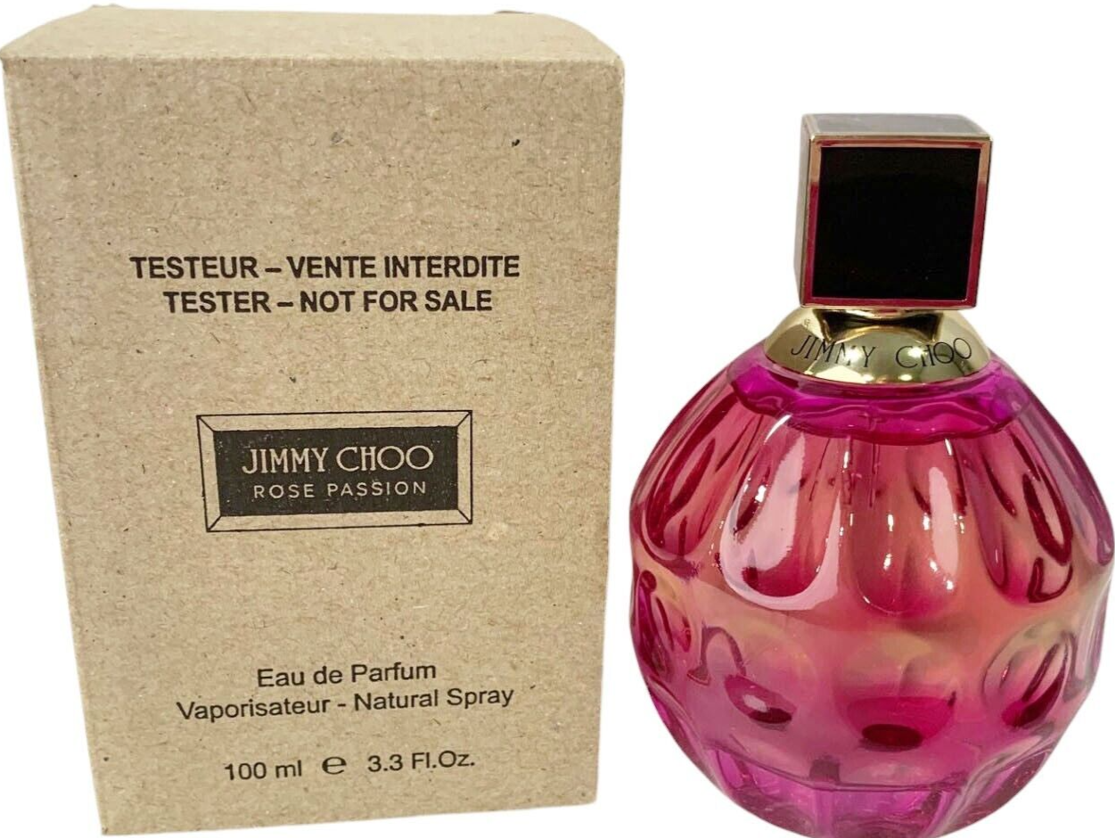 Jimmy Choo Rose Passion By Jimmy Choo for her Eau De Parfum Spray 3.3oz Tester