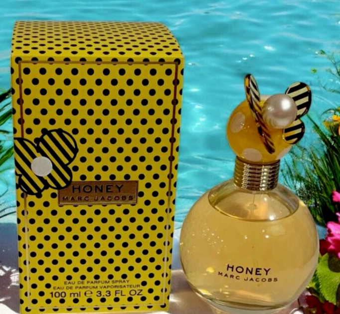 MARC JACOBS HONEY EAU DE PARFUM SPRAY 3.3oz /100ml for Women AUTHENTIC Unsealed