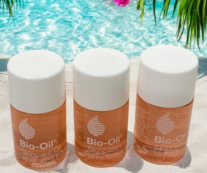 3 Pack Bio-Oil Skincare Body Oil Moisturizer Scars & Stretch Marks 0.85oz Each