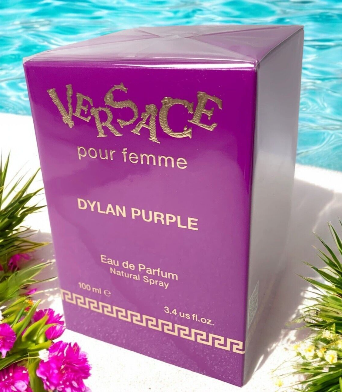 Versace Dylan Purple for Women 3.4 oz Eau de Parfum Spray Sealed Box AUTHENTIC
