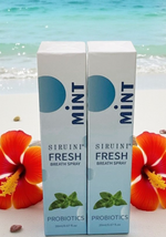 SIRUINI PROBIOTICS FRESH BREATH MINT MOUTH SPRAY ORAL HEALTH FORMULA 20ml-2 pack