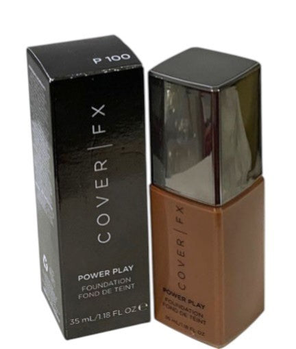 Cover FX Power Play Foundation G 100 Full Size 1.18 oz/35ml, Made in Italy