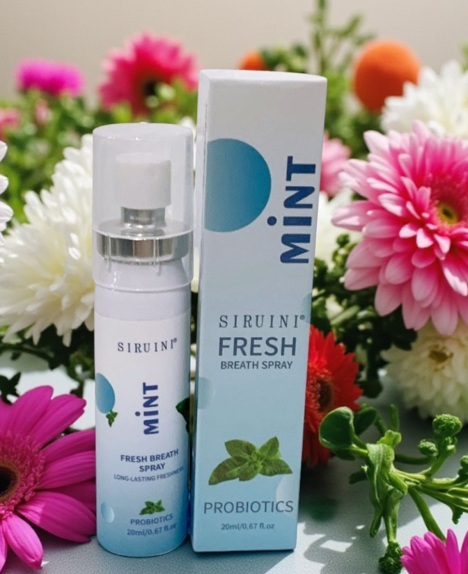 SIRUINI PROBIOTICS FRESH BREATH MINT MOUTH SPRAY ORAL HEALTH FORMULA 20ml/0.7oz
