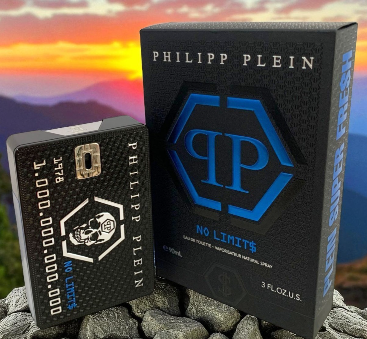 Philipp Plein No Limits Plein Super Fresh EDT for Men 3oz/90ml New in Sealed Box