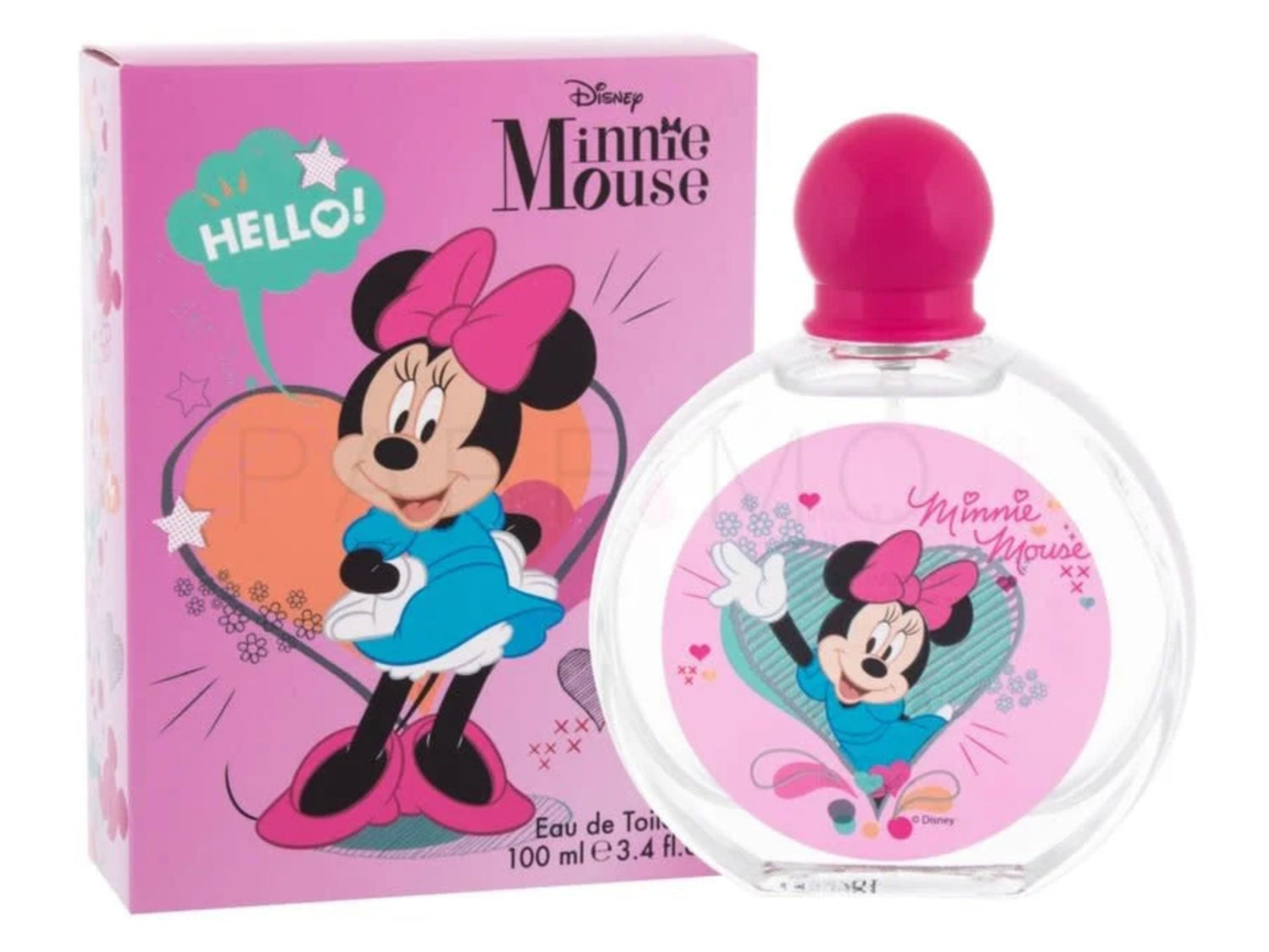 Minnie Mouse Disney Eau De Toilette bottle - floral citrus fragrance