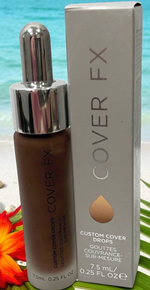 COVER FX Custom Cover Drops - N DEEP 5 - 0.25oz/ 7.5ml Made in Italy, New in Box