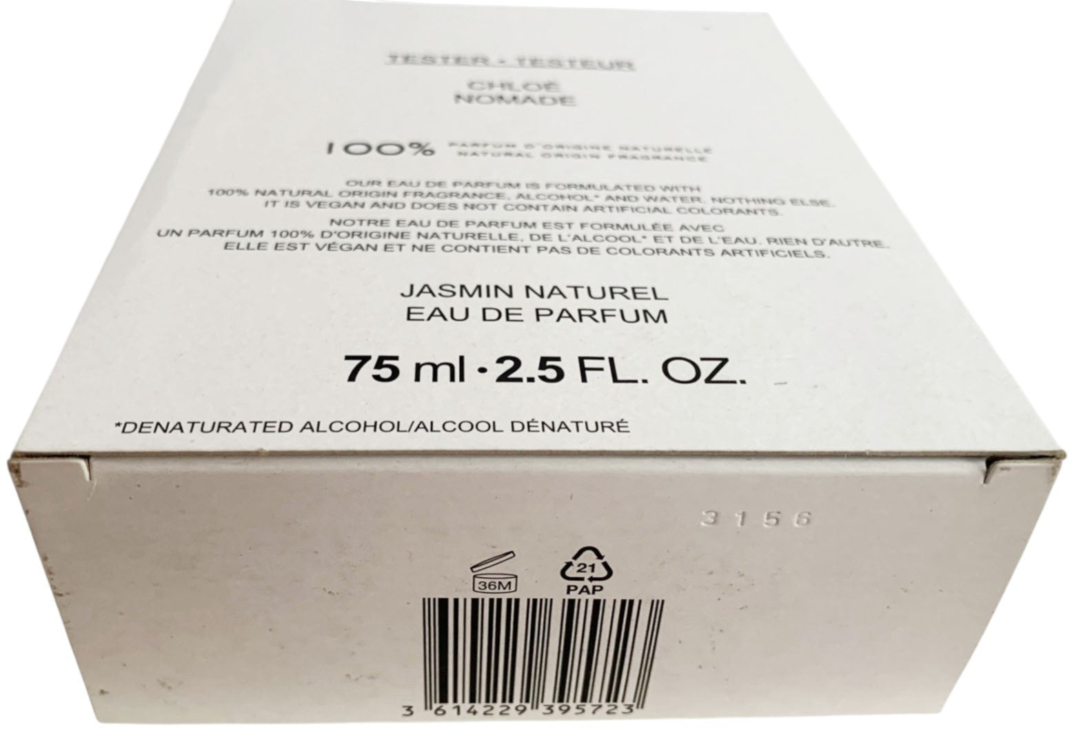 CHLOE Ladies NOMADE JASMIN NATUREL EDP Spray 2.5oz/75ml NEW FRESH IN WHITE BOX