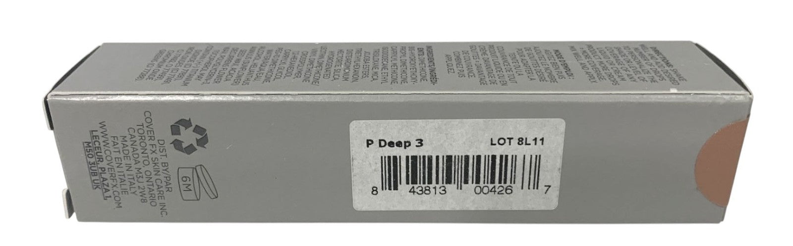 COVER FX Custom Cover Drops - P DEEP 3 - 0.25oz/ 7.5ml New in Box