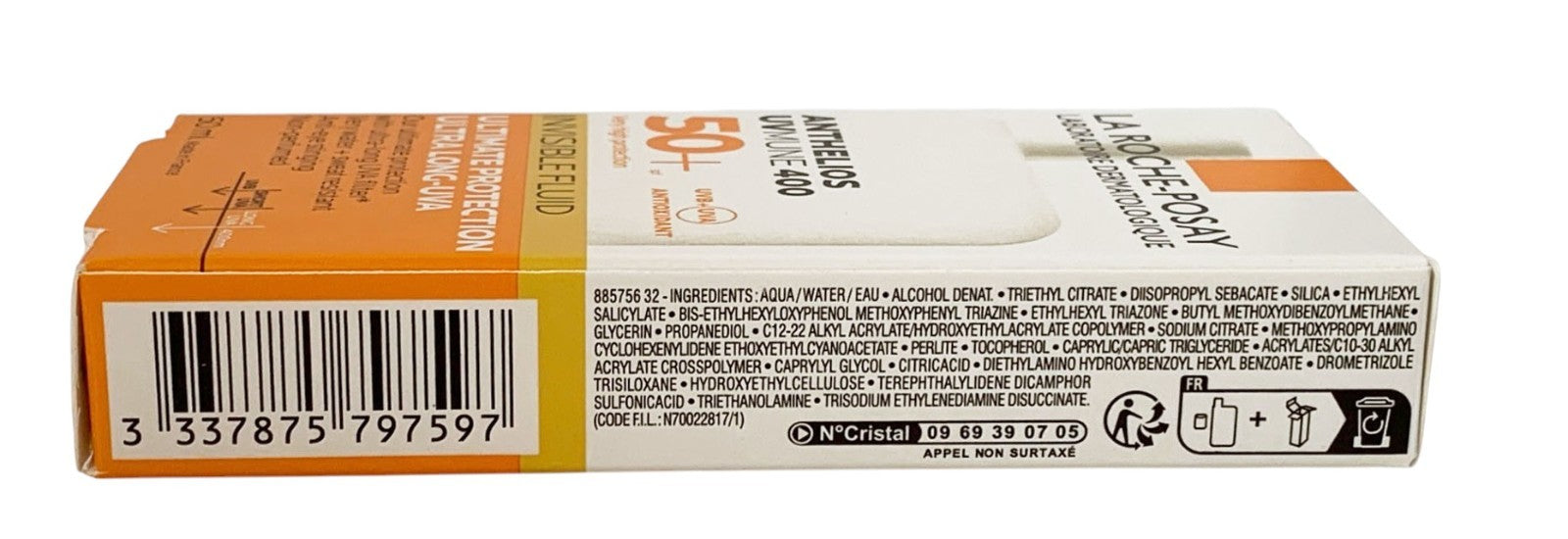 La Roche Posay ANTHELIOS UVmune 400 Invisible Fluid SPF50+ 50ml 2 PACK-EXP 10/28