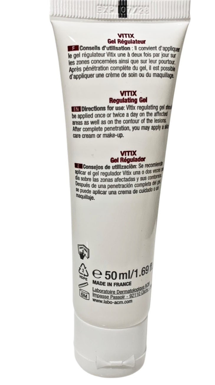 ACM Laboratoire Vitix Regulating Gel Skin Repigmintation Formula 1.7oz/50ml READ