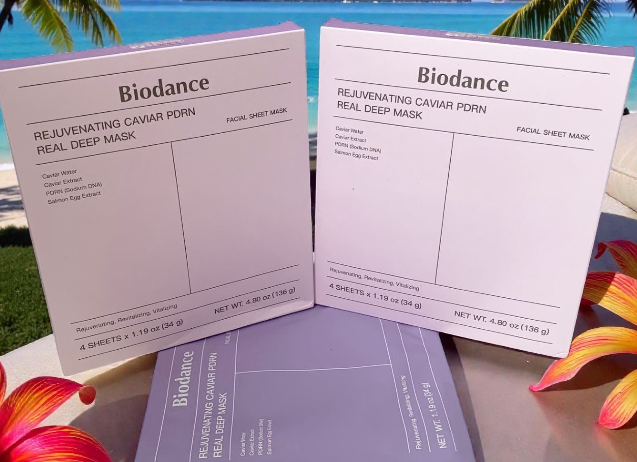 Biodance Rejuvenating Caviar PDRN Real Deep Mask 8 Sheets Korean EXP 09/28