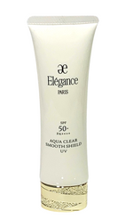 Elegance Aqua Clear Smooth Shield UV SPF50+ PA++++ Sunscreen Makeup Base 50ml