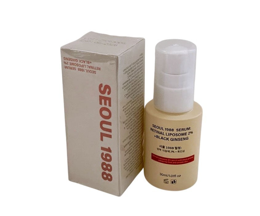 SEOUL 1988 Serum, 2% Retinal Liposome 2% + Black Ginseng Skin Care 30ml/1oz