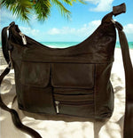 Brown Women Vintage Leather Cross Body Shoulder Bag Handbag Purse Hobo Satchel