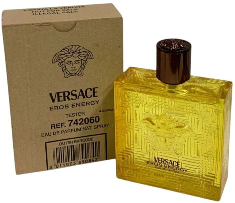 VERSACE EROS ENERGY EAU DE PARFUM SPRAY FOR MEN 3.4oz NEW IN TESTER BOX