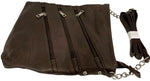 BROWN LARGE SOFT LEATHER MESSENGER SHOULDER BAG CROSS BODY SATCHEL FOR MEN/WOMEN