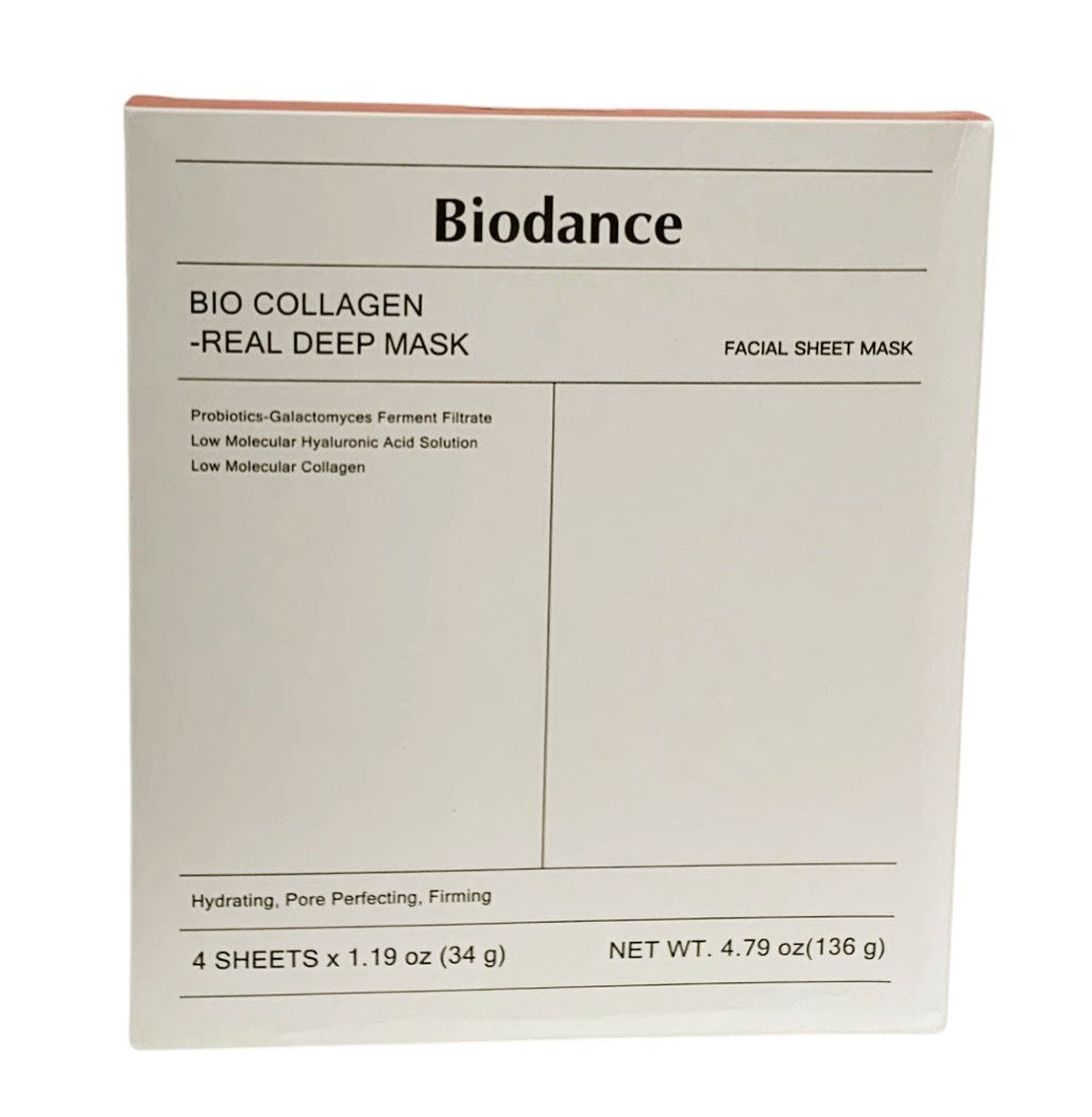 BIODANCE Bio-Collagen & Hydro Cera-Nol Real Deep Sheet Mask Set of 8(4 of Each)