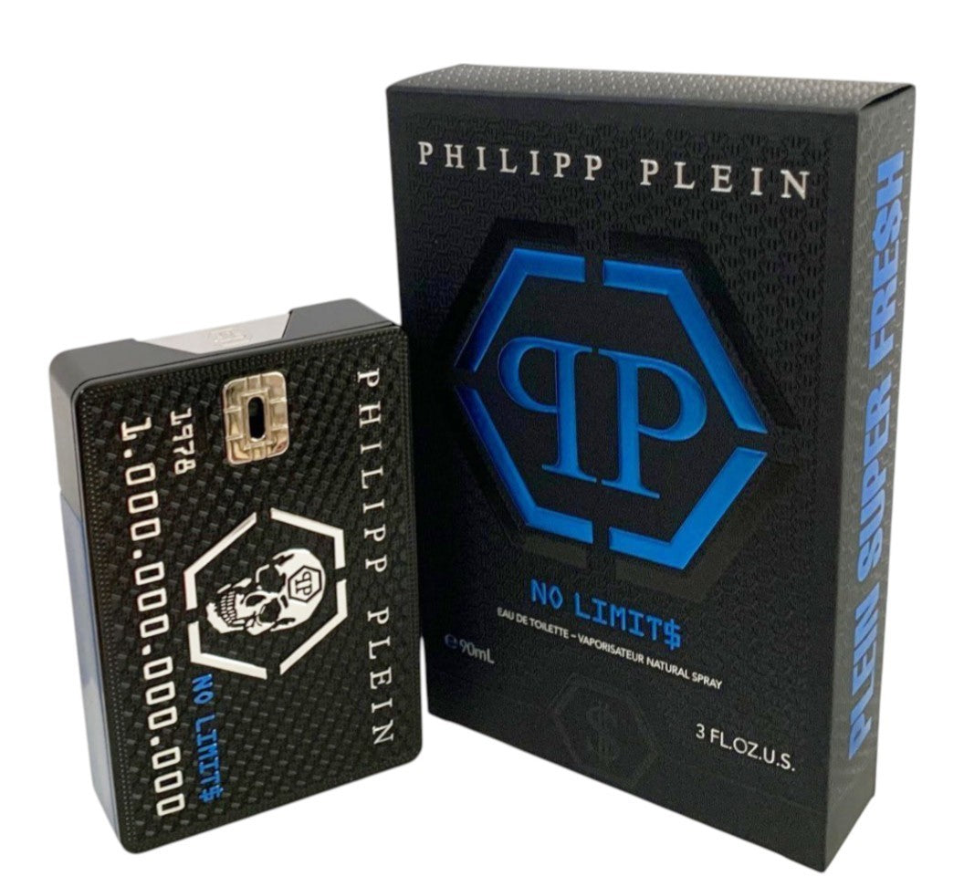 Philipp Plein No Limits Plein Super Fresh EDT for Men 3oz/90ml New Unsealed