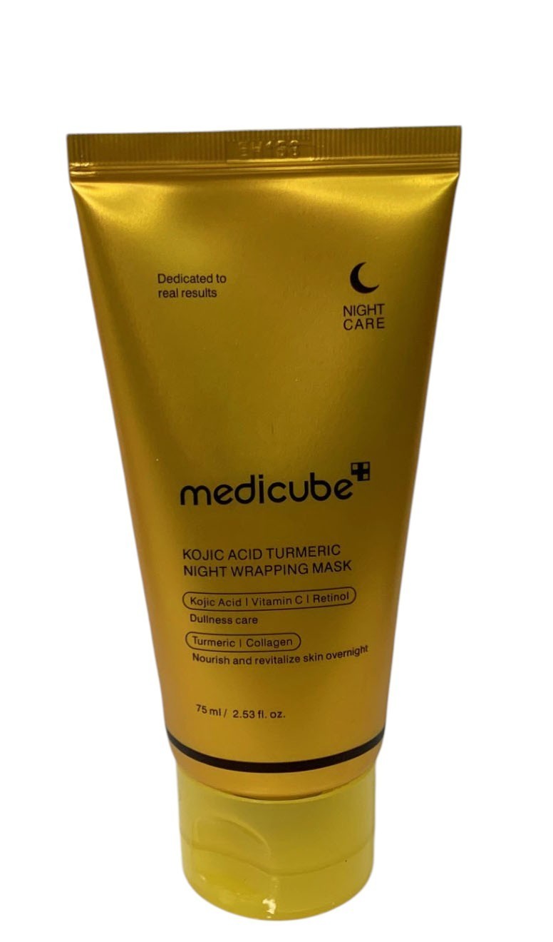 Medicube Kojic Acid Turmeric Night Wrapping Mask 75ml Brightening Care Exp 08/28